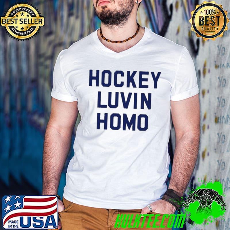 2024 Blue Ocean Philly Adjacent Hockey Luvin Homo s Guys V Neck 2024 Blue Ocean Philly Adjacent Hockey Luvin Homo s Guys V Neck