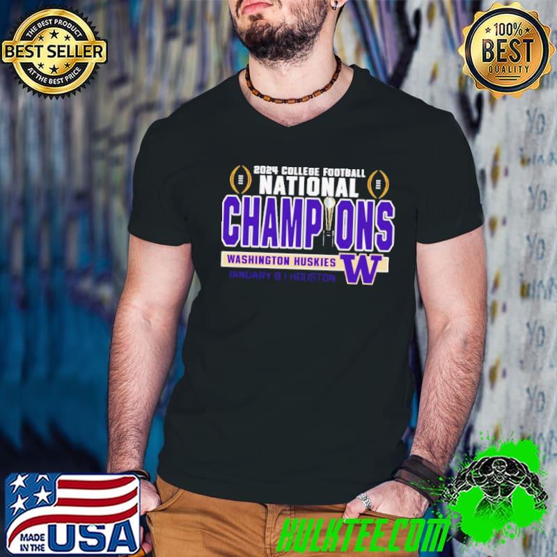 2024 College Football Playoffs National Champions Washington Huskies Football Shirt