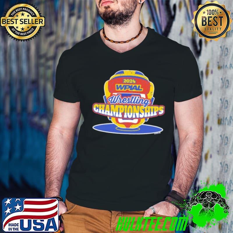 2024 WPIAL Wrestling Championship Logo Shirt Guys V Neck 2024 WPIAL Wrestling Championship Logo Shirt Guys V Neck
