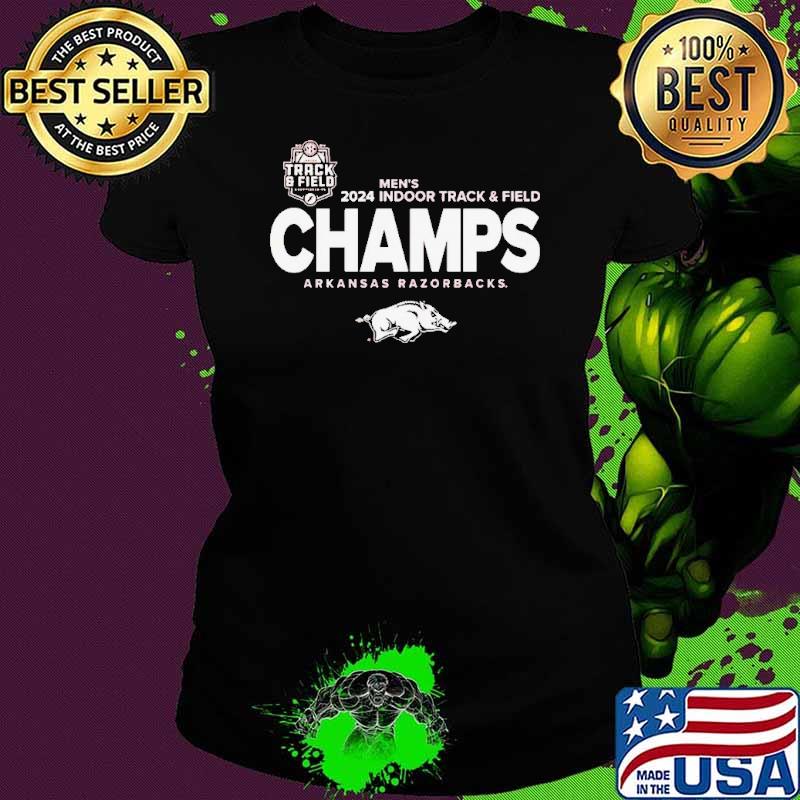 Arkansas Razorbacks 2024 SEC Men’s Indoor Track & Field Champions Locker Room Shirt