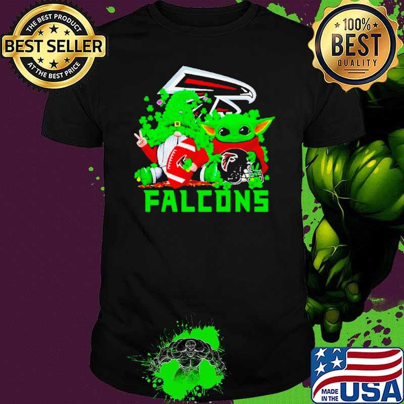 Atlanta Falcons Baby Yoda Happy St.Patrick’s Day Shamrock shirt