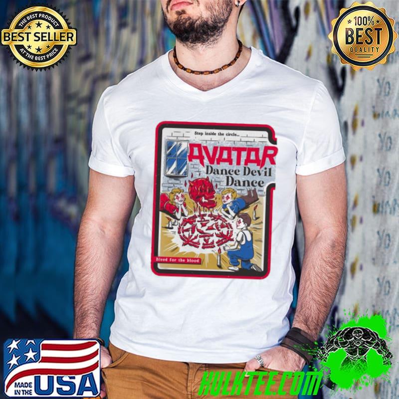Avatar Dance Devil Dance Ritual Ringer T s Guys V Neck Avatar Dance Devil Dance Ritual Ringer T s Guys V Neck