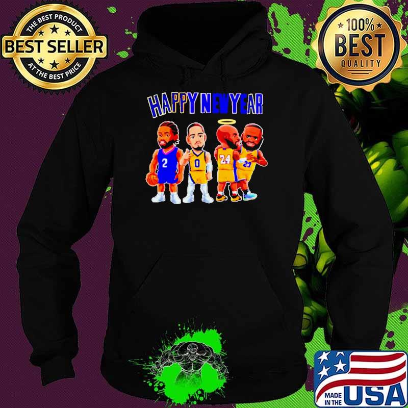 Basketball legends happy new year shirt