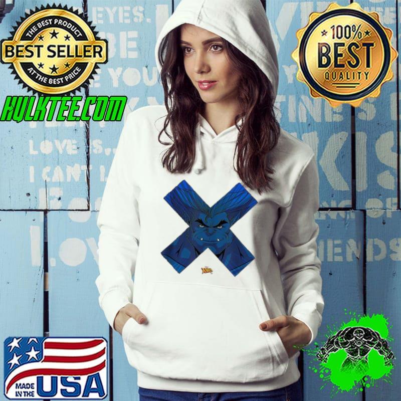 Beast X men 97 Promotional Art X Logo shirt