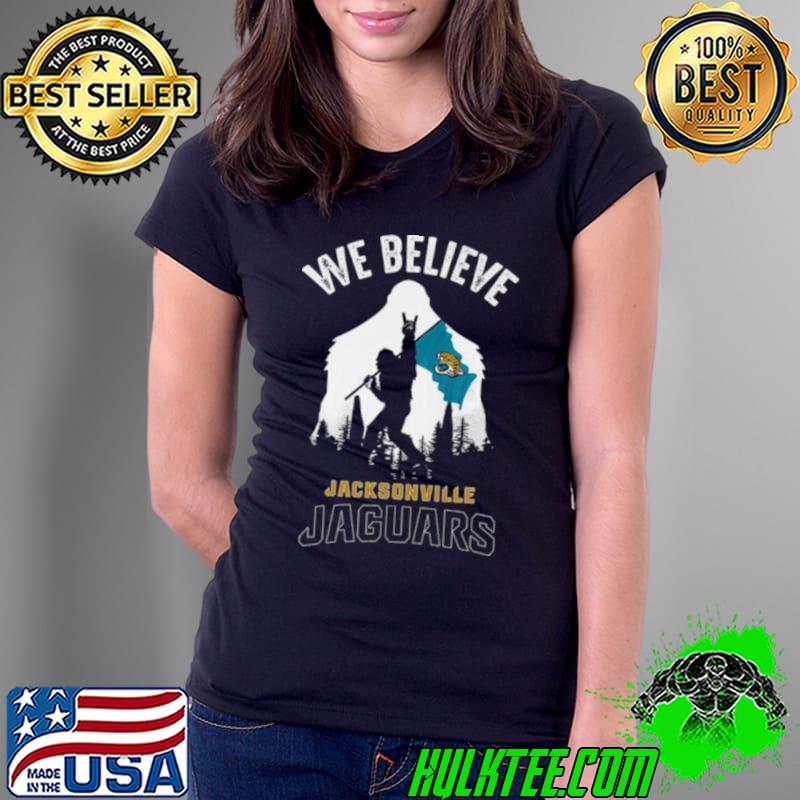 Bigfoot We Believe Jacksonville Jaguars 2024 Shirt