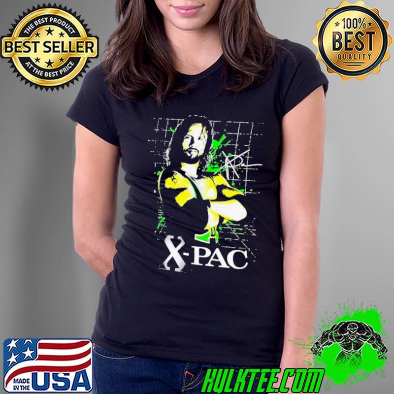 Black X-pac Superstar Pose Signature shirt