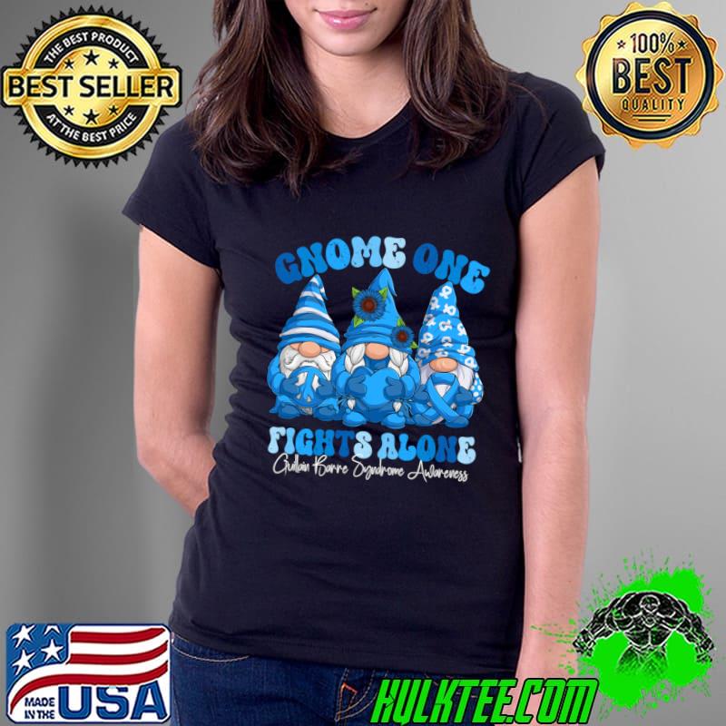 Blue Ribbon Survivor Fighter Guillain Barre Syndrome Awareness T-Shirt Ladies Tee Blue Ribbon Survivor Fighter Guillain Barre Syndrome Awareness T-Shirt Ladies Tee