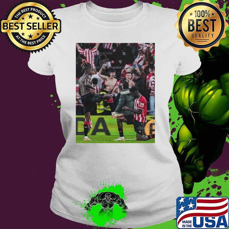 Brothers Nico And Inaki Williams Both Scored In Extra Time Athletic Knock Barcelona Out Of The Copa Del Rey Shirt
