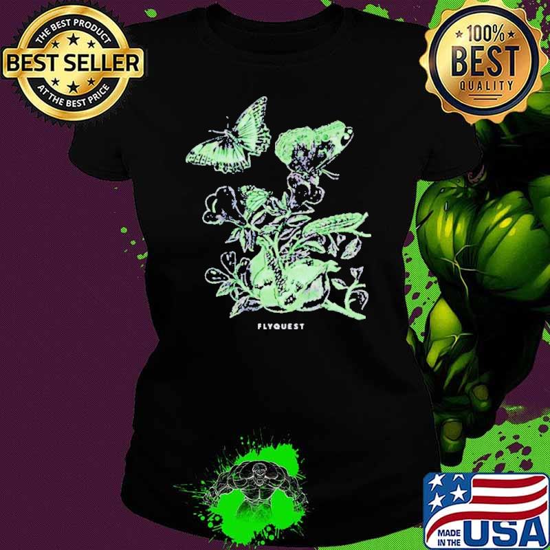 Butterfly metamorphosis iris shirt