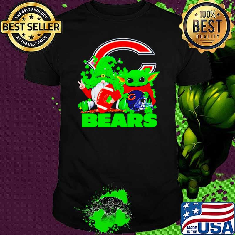Chicago Bears Baby Yoda Happy St.Patrick’s Day Shamrock shirt