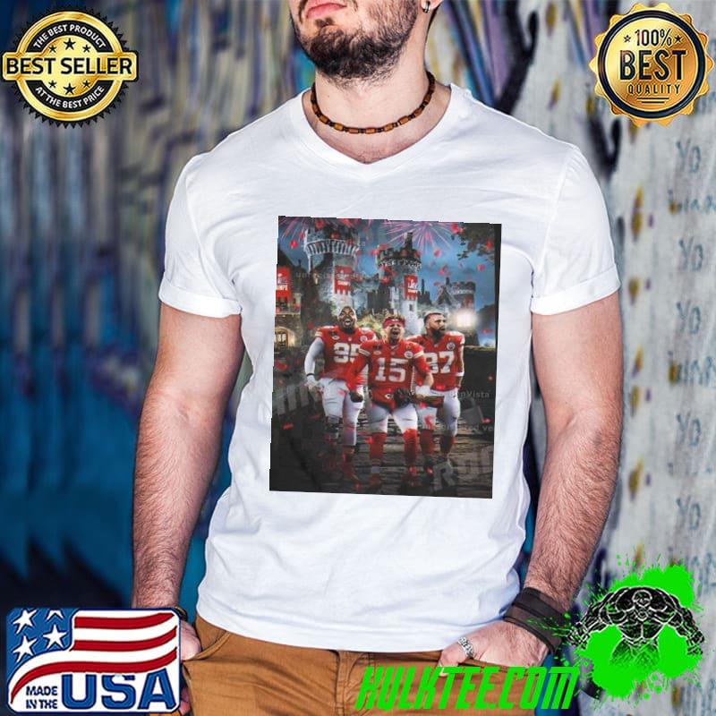 CHIEFS BACK-TO-BACK SUPER BOWL CHAMPIONS SHIRT Guys V Neck CHIEFS BACK-TO-BACK SUPER BOWL CHAMPIONS SHIRT Guys V Neck
