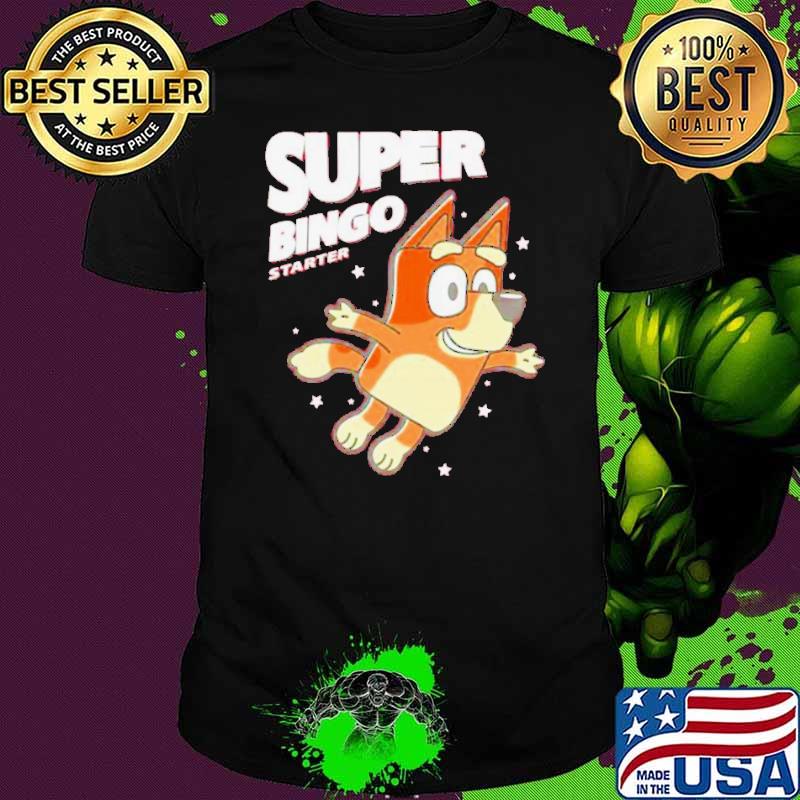 Chilli Heeler Bluey super bingo starter shirt