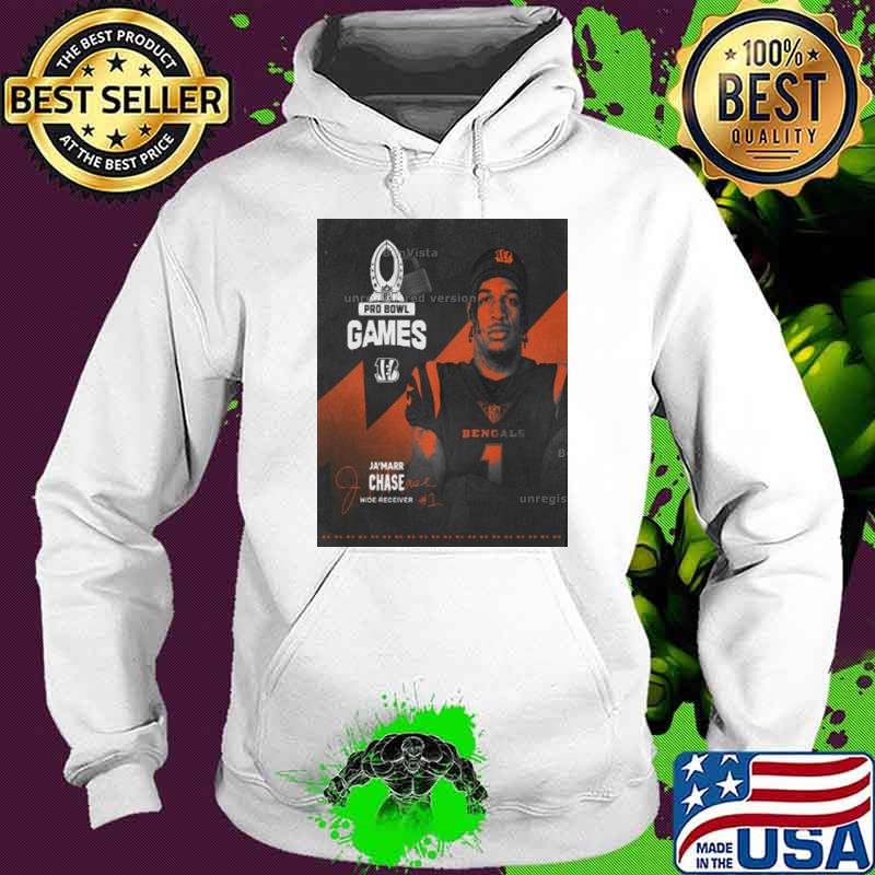Cincinnati Bengals Ja’Marr Chase Named To AFC 2024 Pro Bowl Shirt Hoodie Cincinnati Bengals Ja’Marr Chase Named To AFC 2024 Pro Bowl Shirt Hoodie