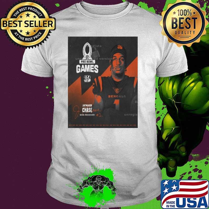 Cincinnati Bengals Ja’Marr Chase Named To AFC 2024 Pro Bowl Shirt Unisex Cincinnati Bengals Ja’Marr Chase Named To AFC 2024 Pro Bowl Shirt Unisex