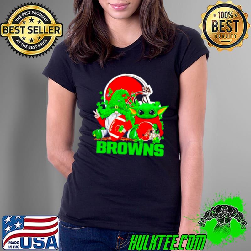 Cleveland Browns Baby Yoda Happy St.Patrick’s Day Shamrock shirt