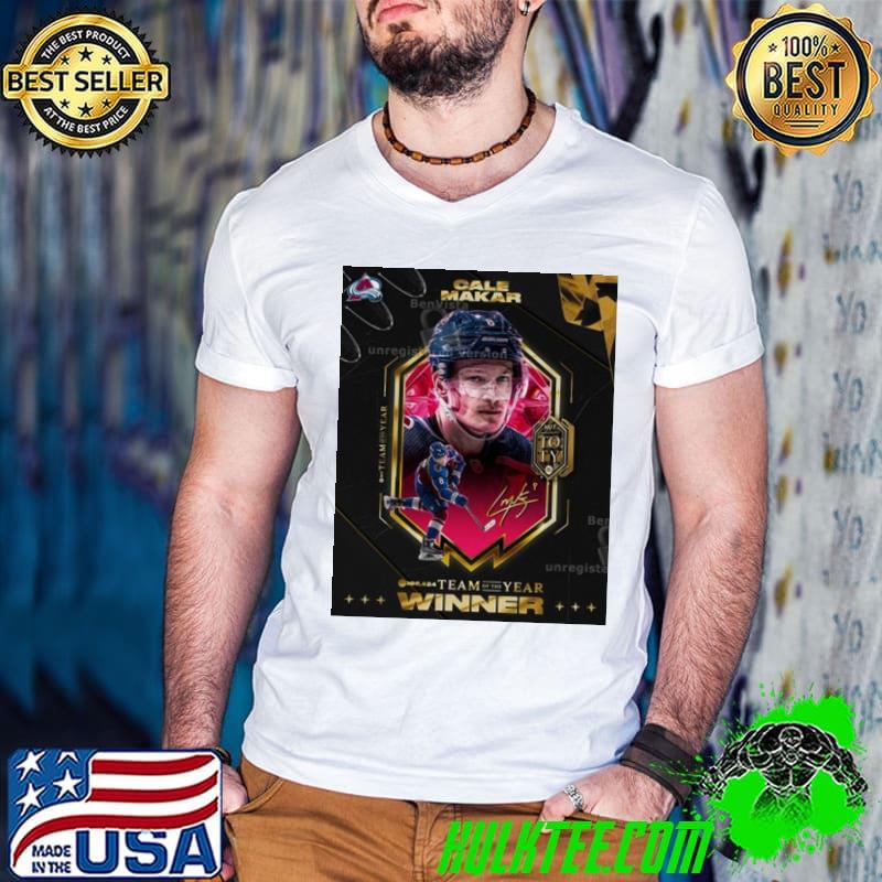 Congratulations Colorado Avalanche Cale Makar Is Officially On The EA Sports NHL 24 Team Of The Year Shirt