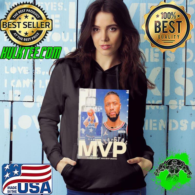 Congratulations Damian Lillard MVP Kobe Bryant Asg MVP A Ward NBA All Star 2024 Shirt
