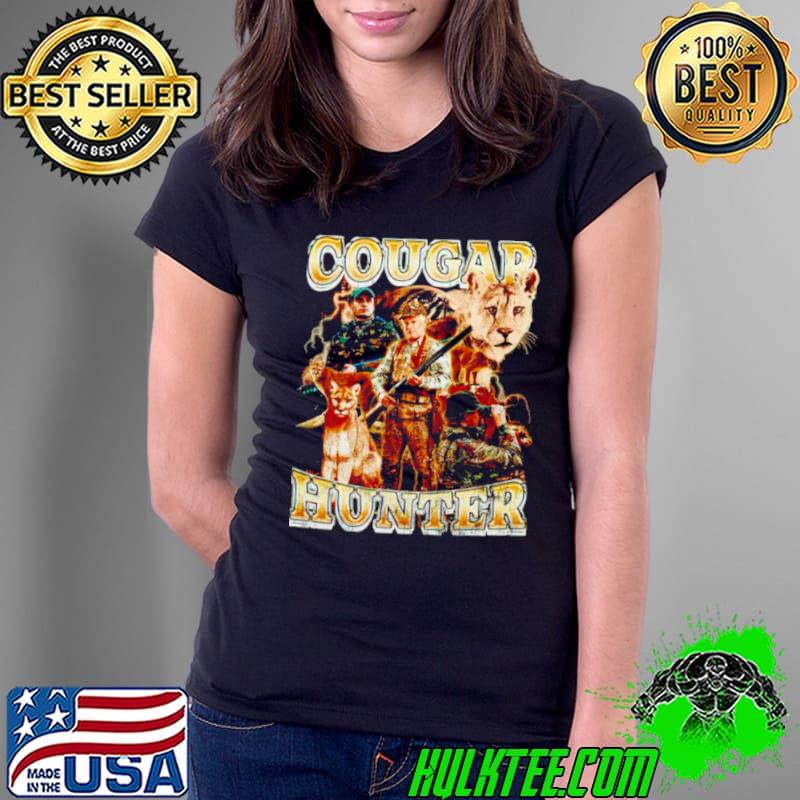 Cougar hunter lion vintage shirt