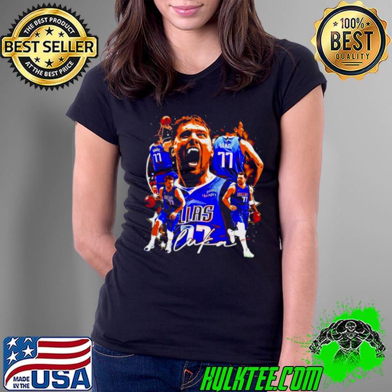 Dallas Mavericks Luka Doncic graphic poster shirt
