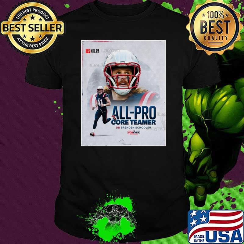 DB Brenden Schooler Patriots All-Pro Schools Core Teamer Shirt