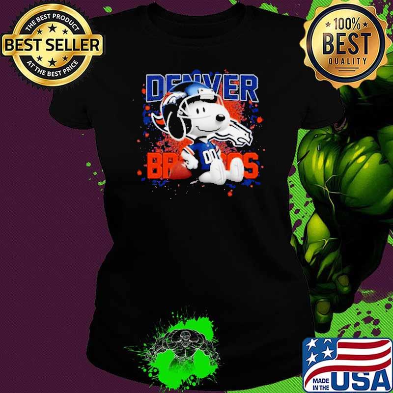Denver Broncos Mix Snoopy s Ladies tee Denver Broncos Mix Snoopy s Ladies tee