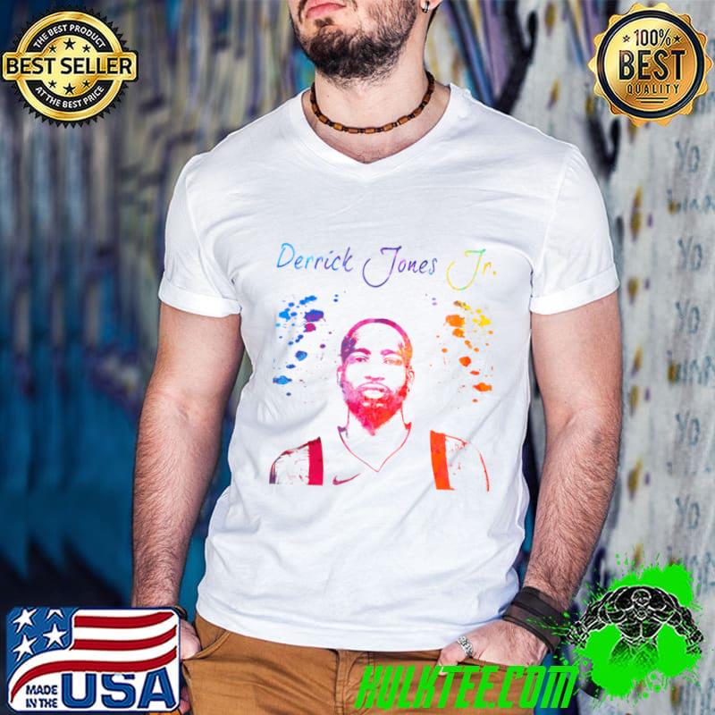 Derrick Jones Jr. American professional basketball player for the Dallas Mavericks T-Shirt Guys V Neck Derrick Jones Jr. American professional basketball player for the Dallas Mavericks T-Shirt Guys V Neck