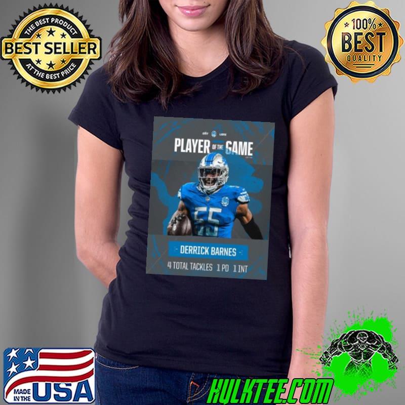 Detroit Lions Derrick Barnes 21 Is The Player Of The Divisional Game NFL Playoffs shirt
