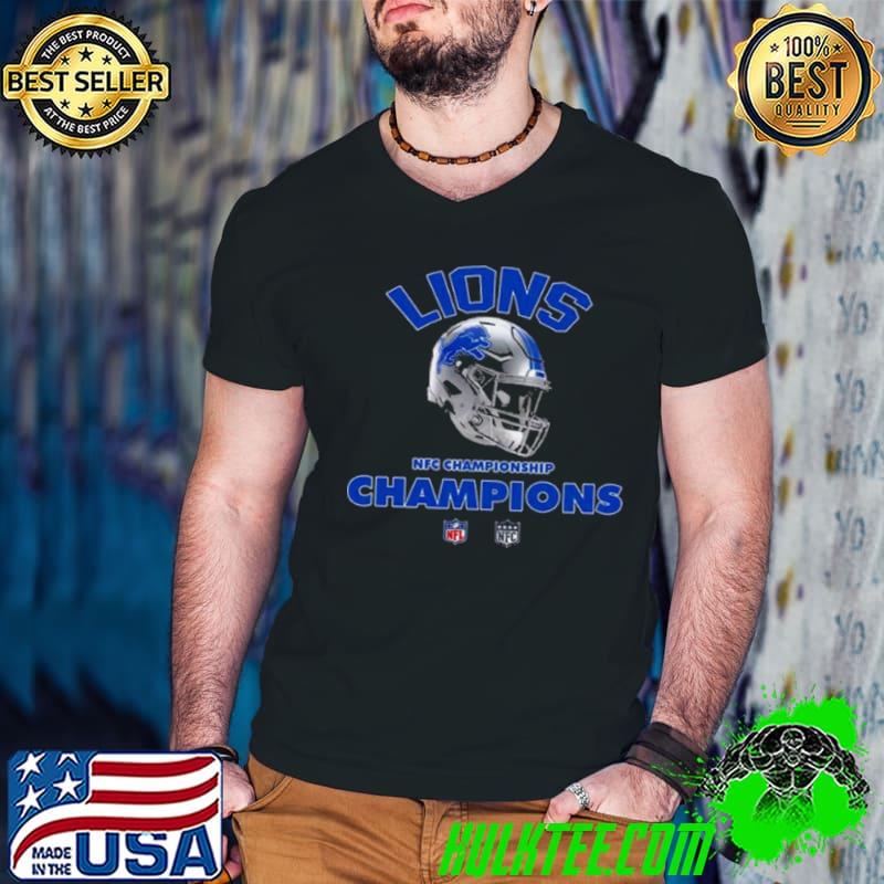 Detroit Lions NFC Championship Season 2023 2024 NFL Super Bowl LVII Merchandise Helmet Winners Fan Gifts Merchandise Shirts