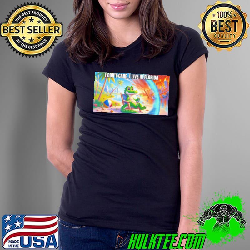 Dinosaur I don’t care i love in Florida s Ladies Tee Dinosaur I don’t care i love in Florida s Ladies Tee