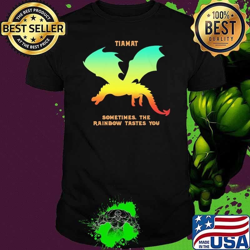 Dungeons and Dragons Hologram Dragon Tiamat Sometimes The Rainbow Tastes You s Unisex Dungeons and Dragons Hologram Dragon Tiamat Sometimes The Rainbow Tastes You s Unisex