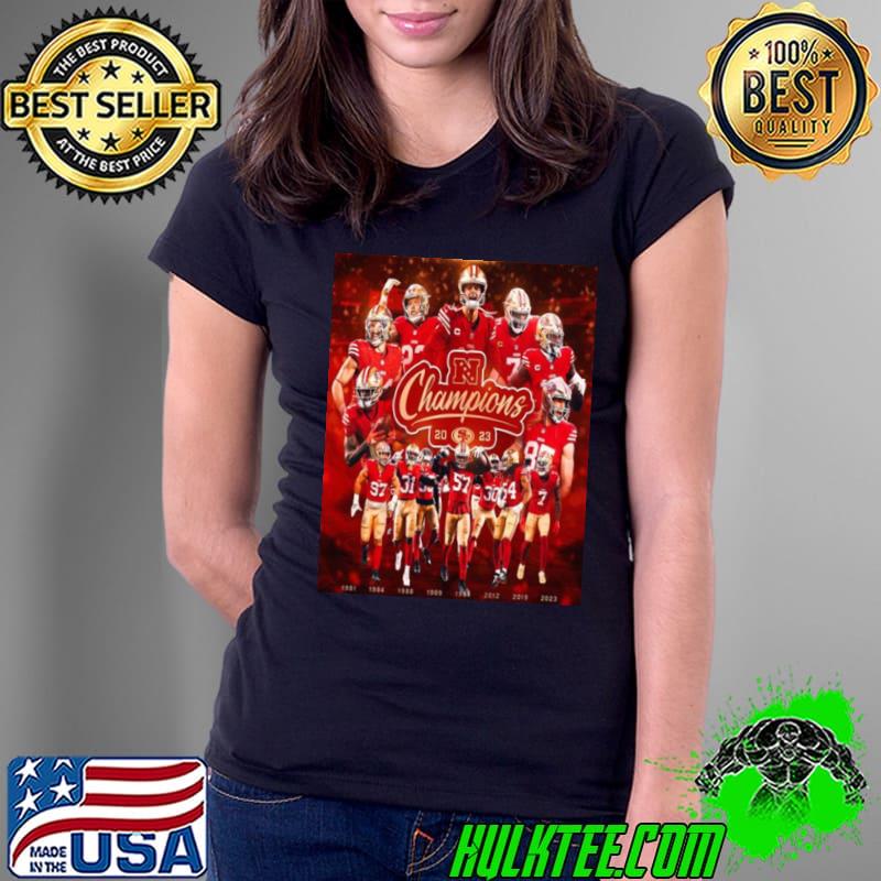 Eight Nfc Champions For The San Francisco 49ers Head To The Super Bowl Lvii shirt