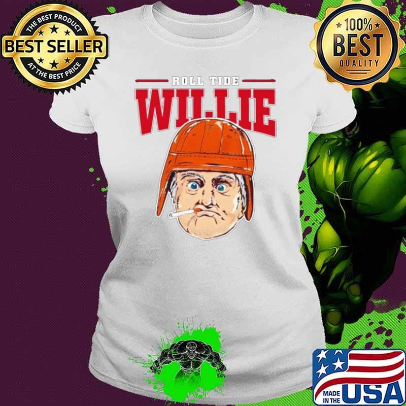 Funny dave Portnoy Roll Tide Willie Brick by brick shirt