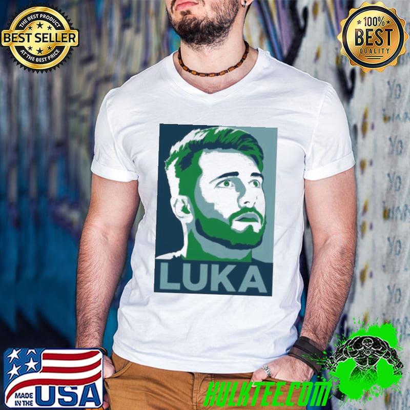 Funny luka Player Basketball Dallas Mavericks Art Green shirt