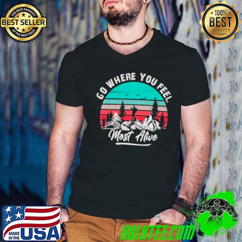 Go where you feel most alive vintage s Guys V Neck Go where you feel most alive vintage s Guys V Neck