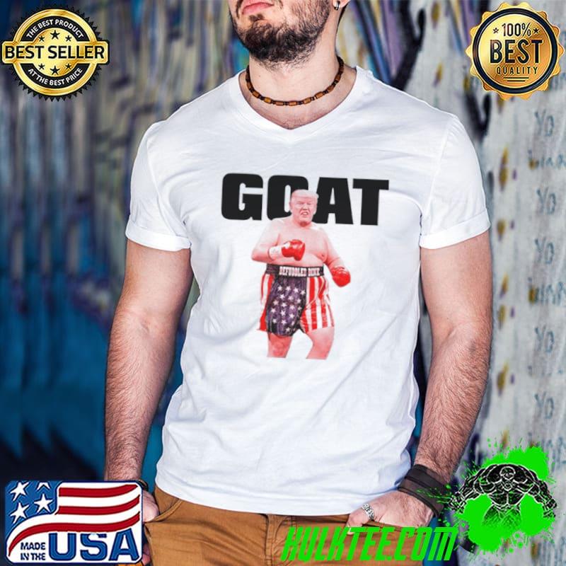 Goat Donald Trump boxing shirt