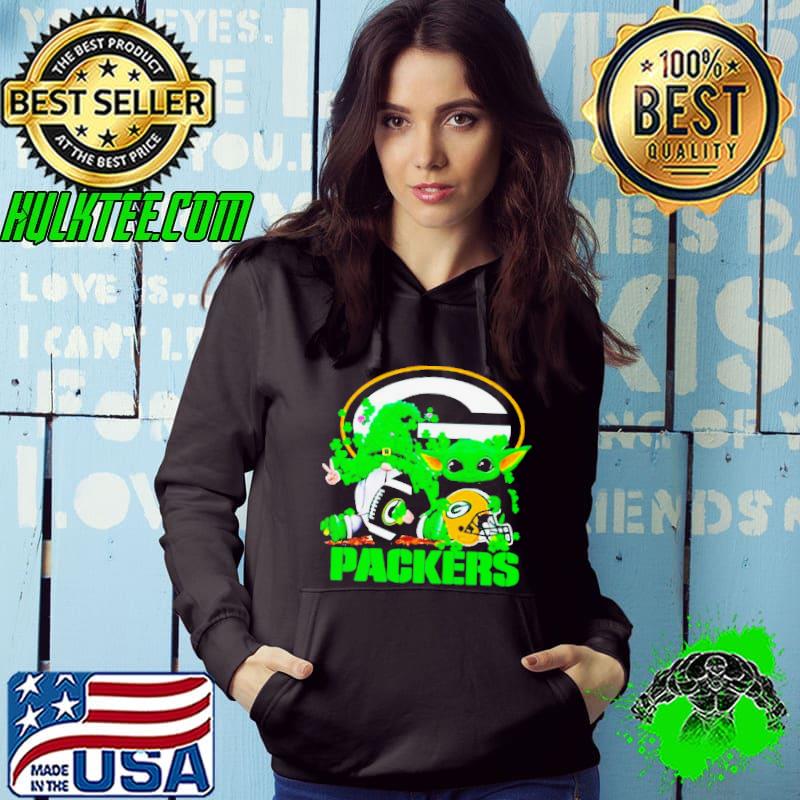 Green Bay Packers Baby Yoda Happy St.Patrick’s Day Shamrock shirt