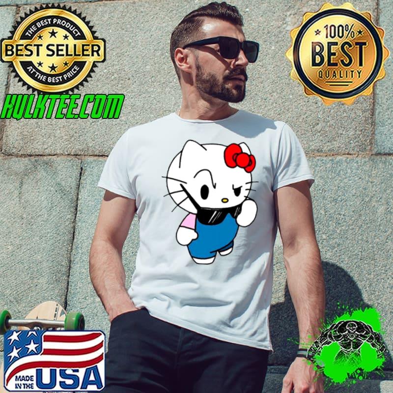 Hello kitty the rock shirt