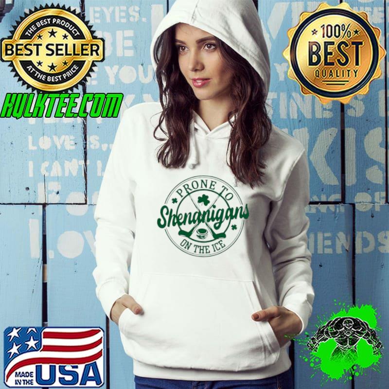 Hockey prone to shenanigans on the ice logo s Hoodie Hockey prone to shenanigans on the ice logo s Hoodie