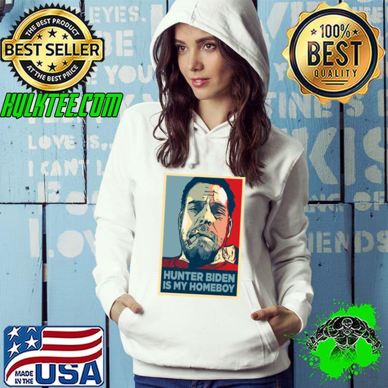 Hunter Biden Is My Homeboy Retro Man Smoking T-Shirt Hoodie Hunter Biden Is My Homeboy Retro Man Smoking T-Shirt Hoodie