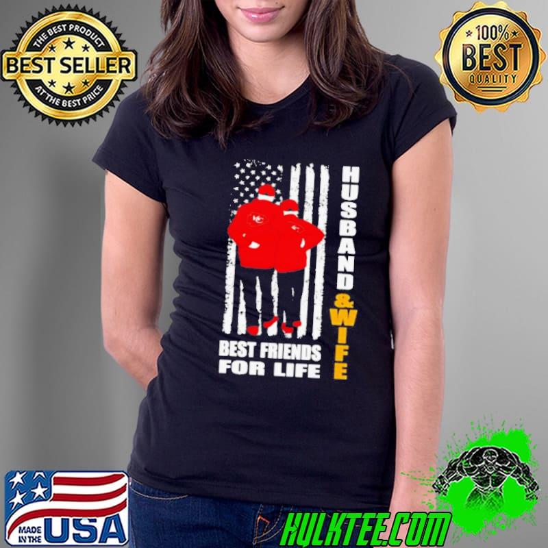 Husband And Wife Best Friends For Life Kansas City Chiefs 2024 Shirt