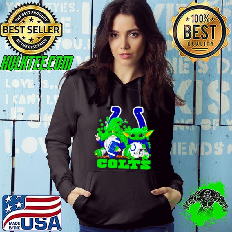 Indianapolis Colts Baby Yoda Happy St.Patrick’s Day Shamrock s Hoodie Indianapolis Colts Baby Yoda Happy St.Patrick’s Day Shamrock s Hoodie