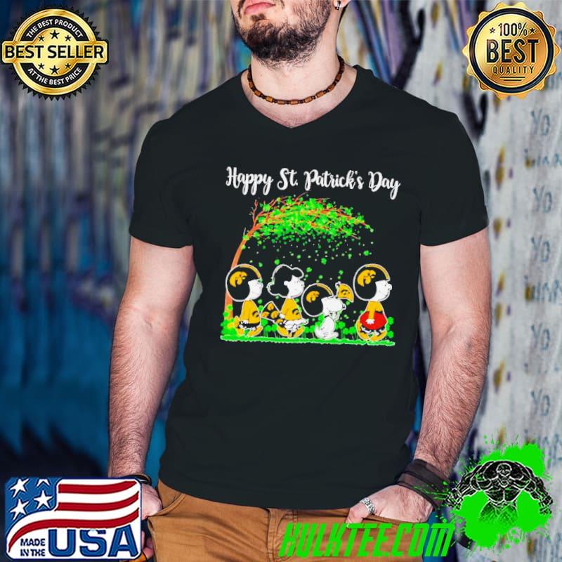 Iowa Hawkeyes happy St. Patrick’s Day s Guys V Neck Iowa Hawkeyes happy St. Patrick’s Day s Guys V Neck