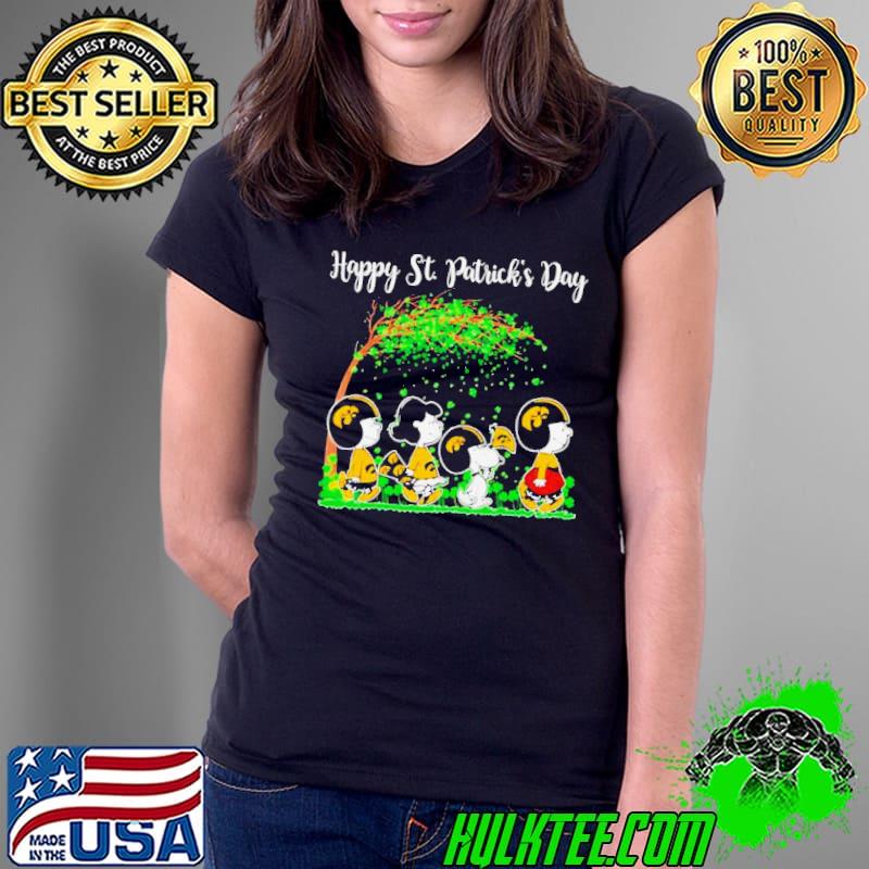 Iowa Hawkeyes happy St. Patrick’s Day s Ladies Tee Iowa Hawkeyes happy St. Patrick’s Day s Ladies Tee