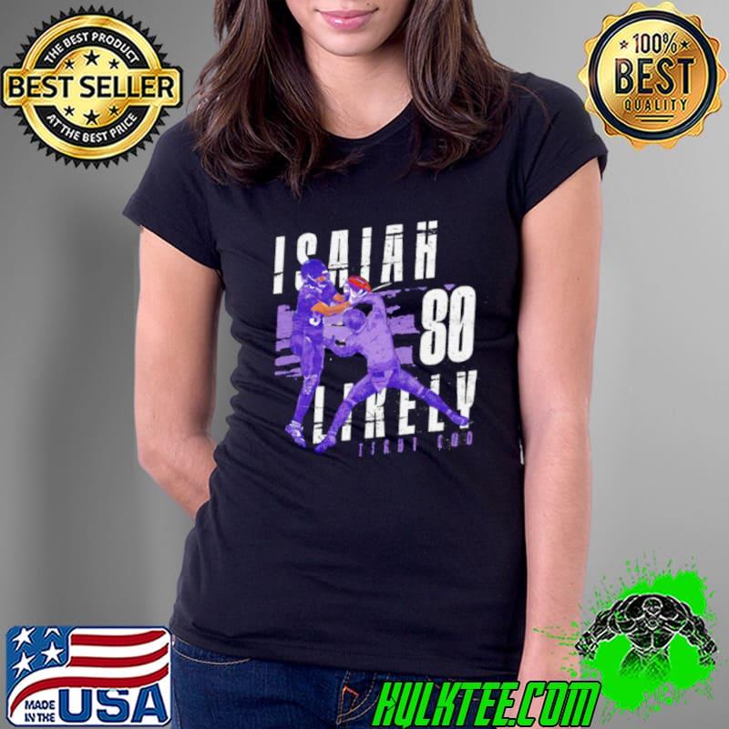 Isaiah Likely Baltimore Ravens TD catch vintage s Ladies Tee Isaiah Likely Baltimore Ravens TD catch vintage s Ladies Tee