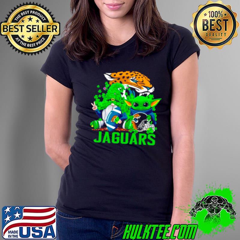 Jacksonville Jaguars Baby Yoda Happy St.Patrick’s Day Shamrock shirt