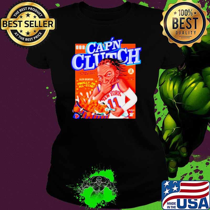 Jalen Brunson New York Knicks naturally clutch oat bran cereal shirt