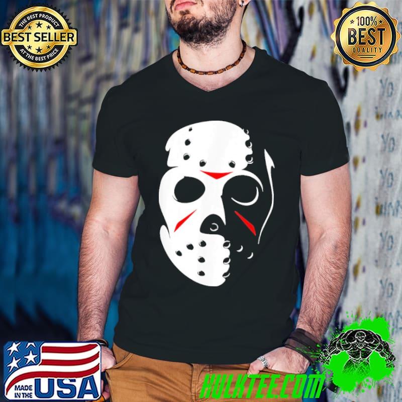 Jason Hockey Mask Halloween Friday 13TH Shirt