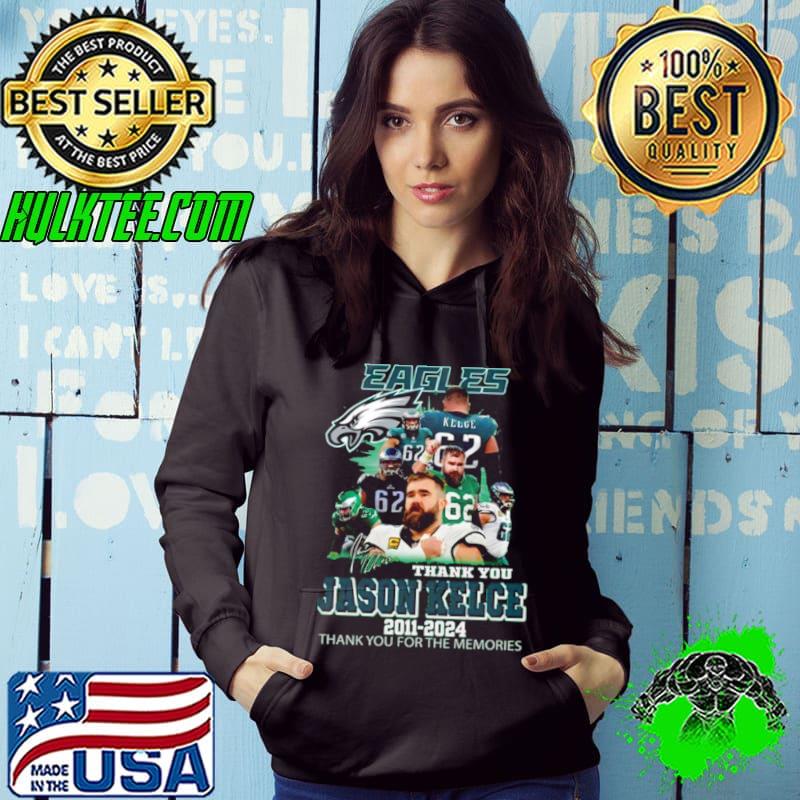 Jason Kelce Eagles Thank You For The Memories 2011 2024 Signature Shirt