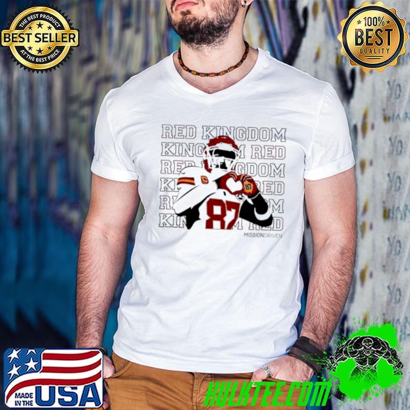Jason Kelce red kingdom love Taylor s Guys V Neck Jason Kelce red kingdom love Taylor s Guys V Neck