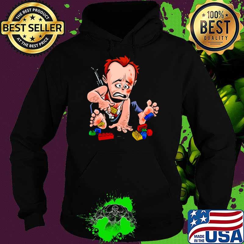 John McClane discovers LEGO really die hard shirt